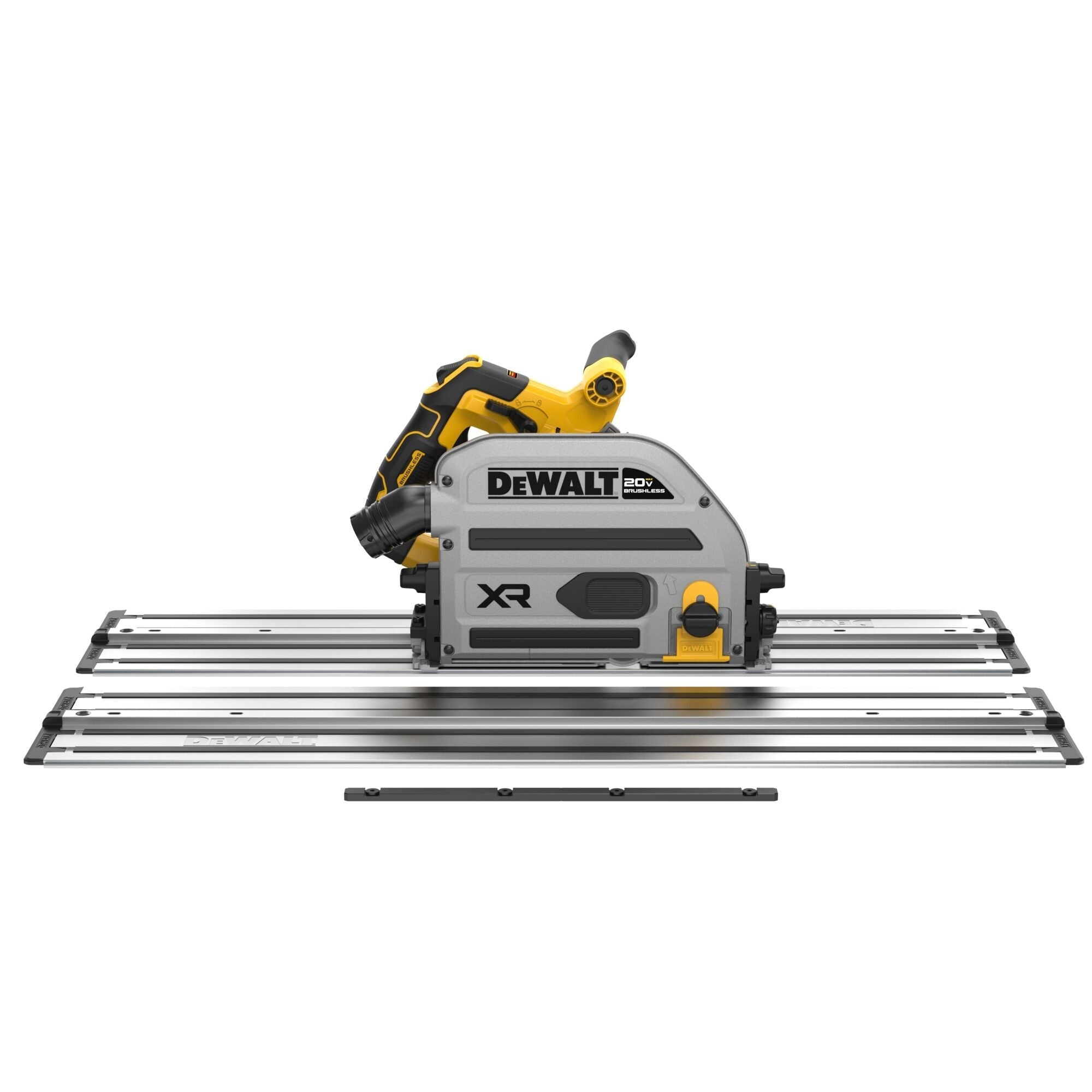 DEWALT 20V XR Cordless 6-1/2-in Track Saw + Guide Rail Track Bundle (DCS525ST)