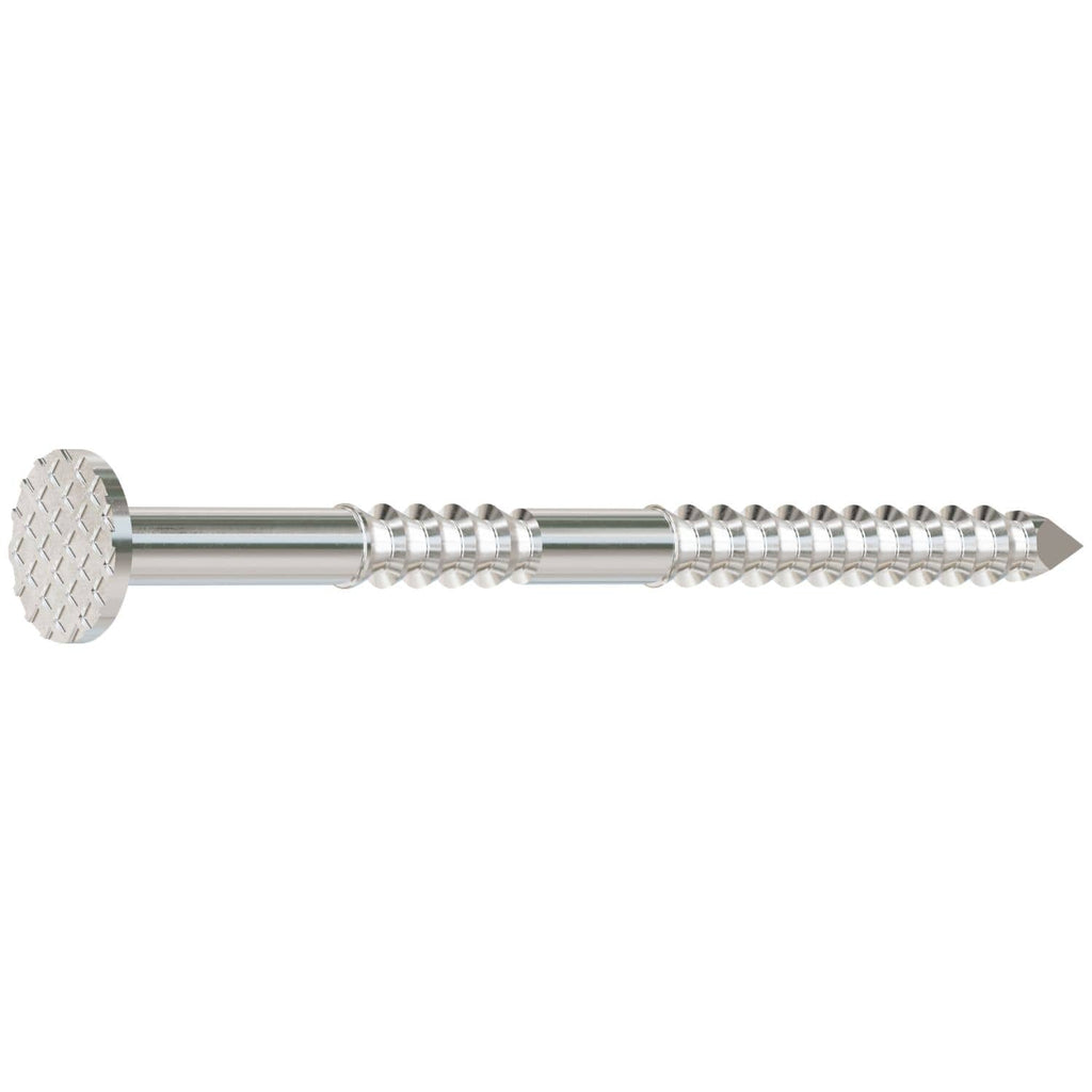 Simpson Strong-Tie T13A150SNJ 15° Wire Coil, Full Round Head, Ring-Shank Siding Nail, 1-1/2-in. Type 316, 1800-Pack