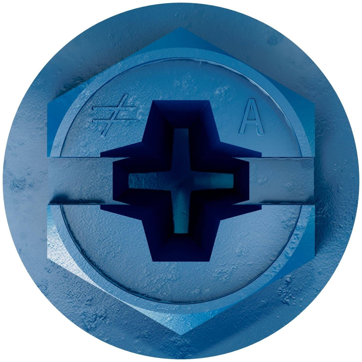 Simpson Strong-Tie TNT25134HC75 Titen Turbo, 1/4-in. x 1-3/4-in. Hex-Head Concrete and Masonry Screw, Blue, 75-Pack