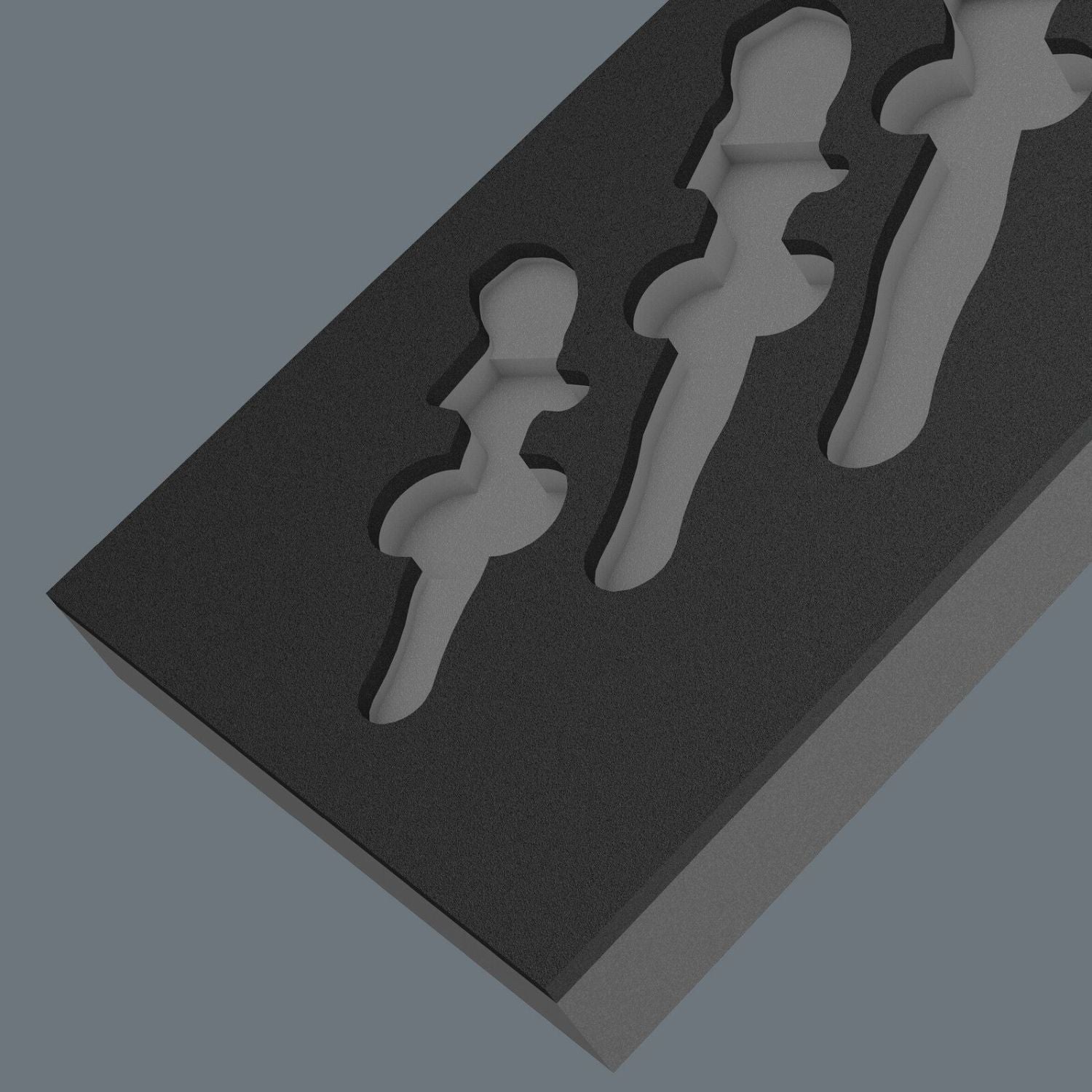 Wera 9834 Foam Insert 6004 Joker VDE Set 1, Empty, 172x30x392-mm.