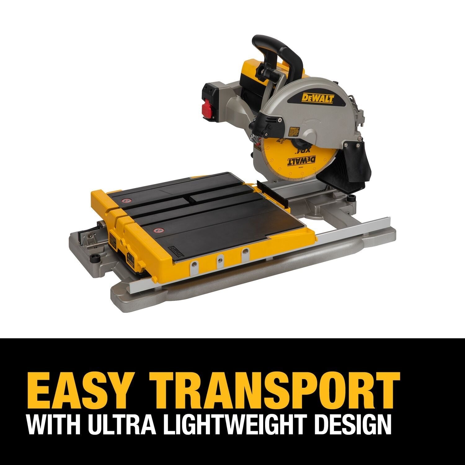 DEWALT 10-in. Corded 1.5 HP Wet Tile Saw with Stand and Blade (D24000S)