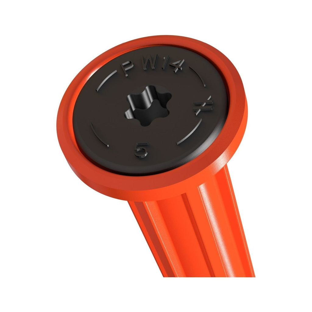 Simpson Strong-Tie SDPW14500MB Strong-Drive SDPW DEFLECTOR Screw, 0.140-in. x 5-in. T25, 6-Lobe, E-Coat, 500-Pack