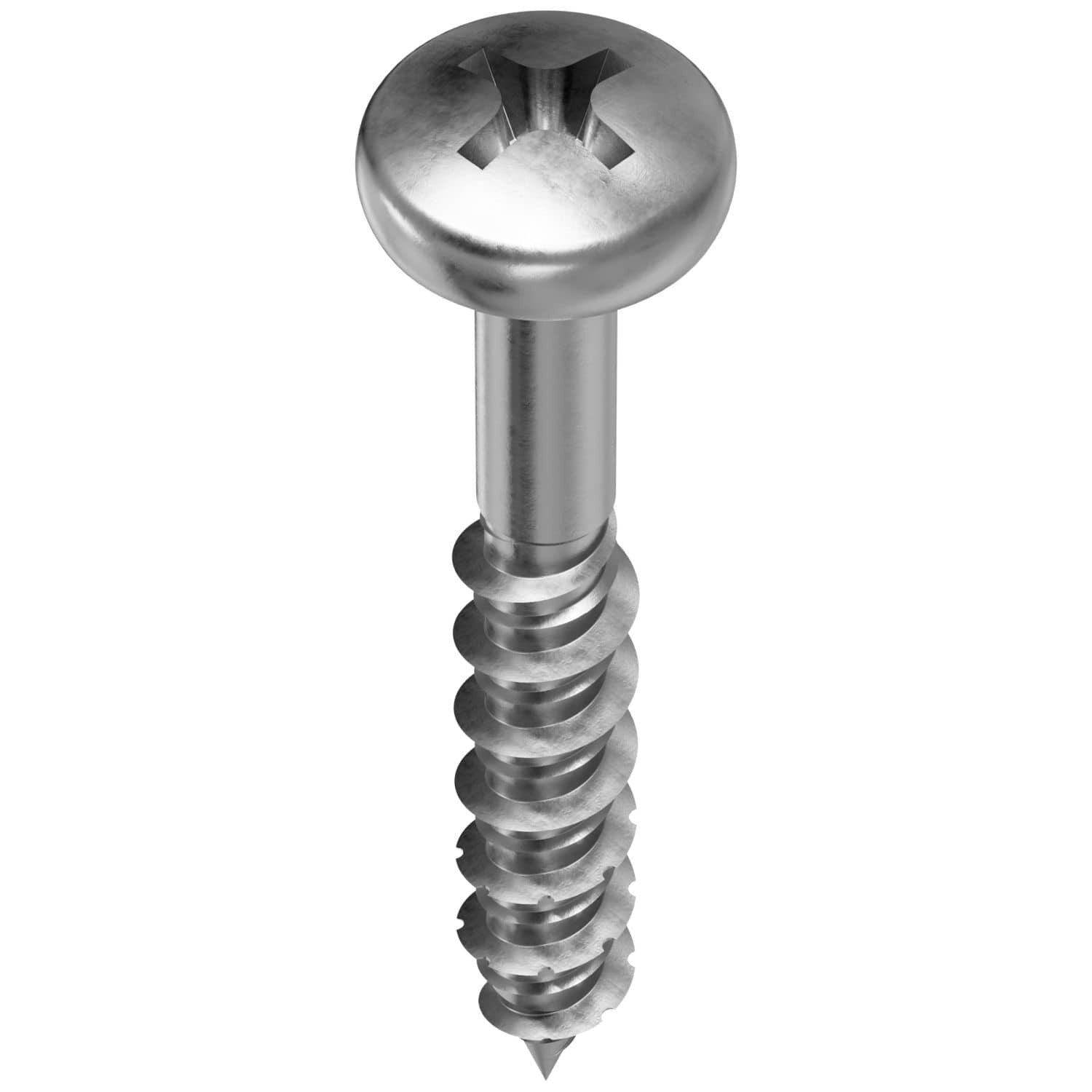 Simpson Strong-Tie T12J150PX-RP8 Marine Screw, Pan Head, #12 x 1-1/2-in. #3 Phillips Drive, Type 316, 8-Pack