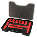 Wiha 31496 Insulated 3/8" Drive T-Handle and Inch Sockets 10 Piece Set