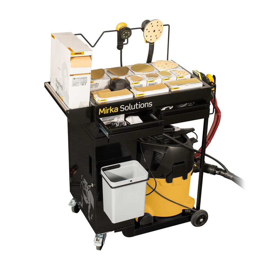 Mirka Smart Cart Solution Trolley Mobile Storage Cart for Dust Extractor, Tools and Abrasives (MAI-CART-912)