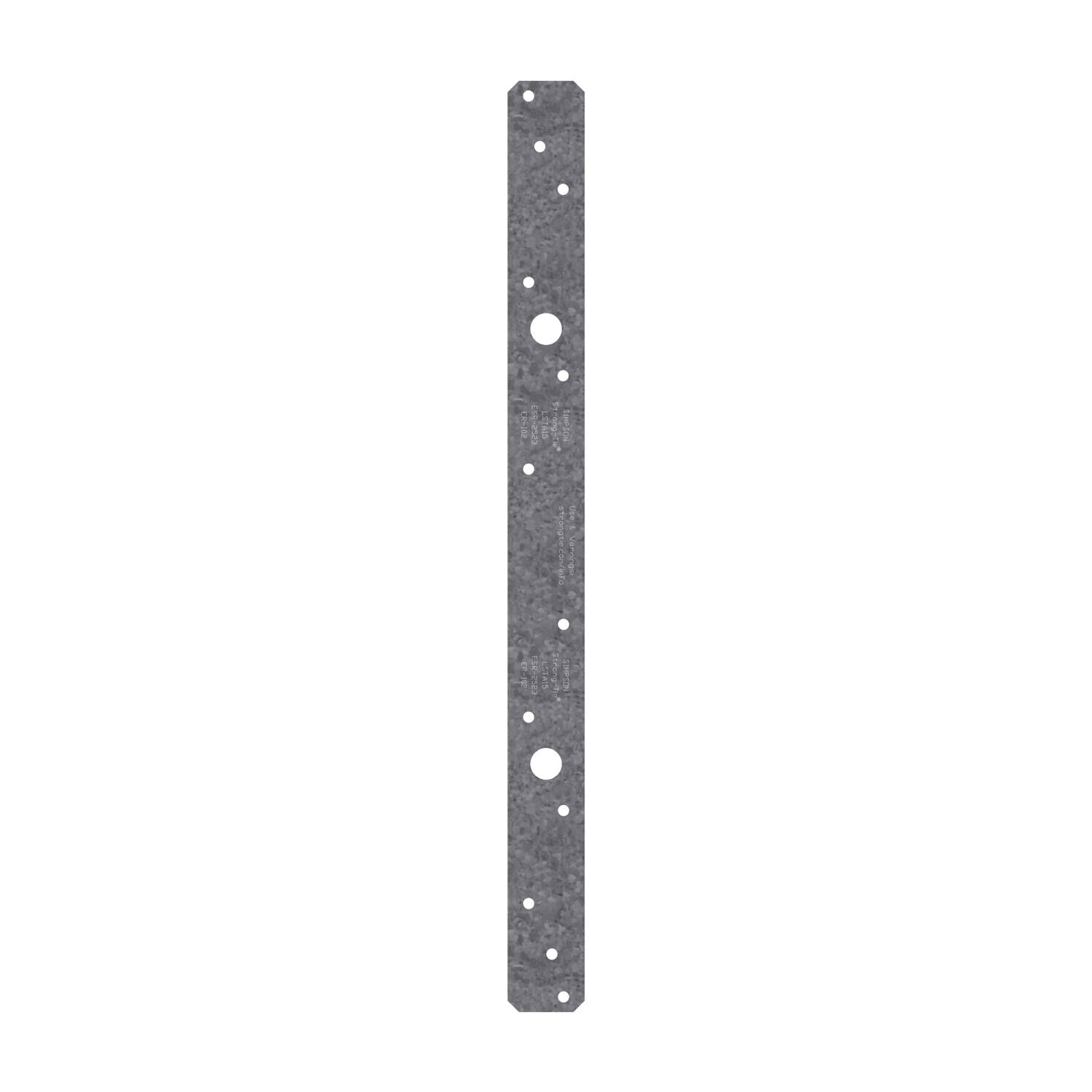 Simpson Strong-Tie LSTA15 LSTA 1-1/4-in. x 15-in. 20-Gauge Galvanized Strap Tie