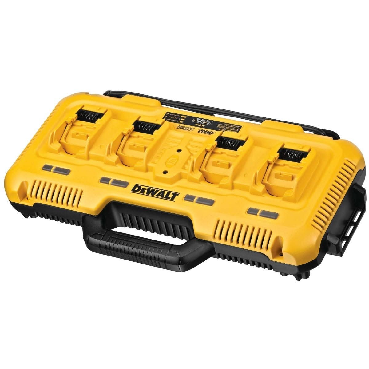 DeWalt DCB104 Multiport Simultaneous Fast Charger + 20V MAX 5.0Ah Battery 2-Pk