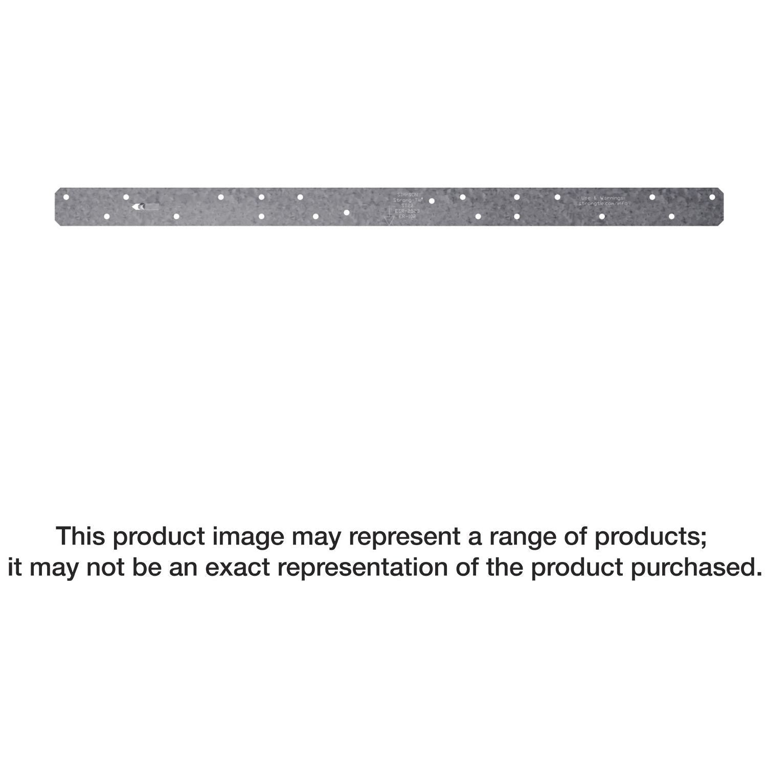 Simpson Strong-Tie ST22 ST 21-5/8-in. 16-Gauge Galvanized Strap Tie