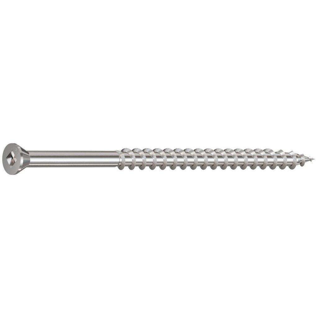 Simpson Strong-Tie S07C300PAK Trim-Head Screw, Square Drive, #7 x 3-in. #1 SQ, Type 305, 350-Pack