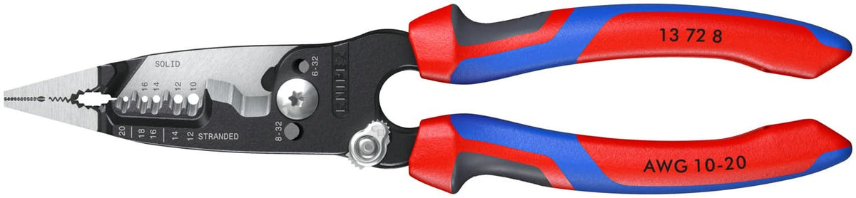 Knipex 13 72 8 Forged 8-in. 10-20 AWG Wire Stripper and Cutter