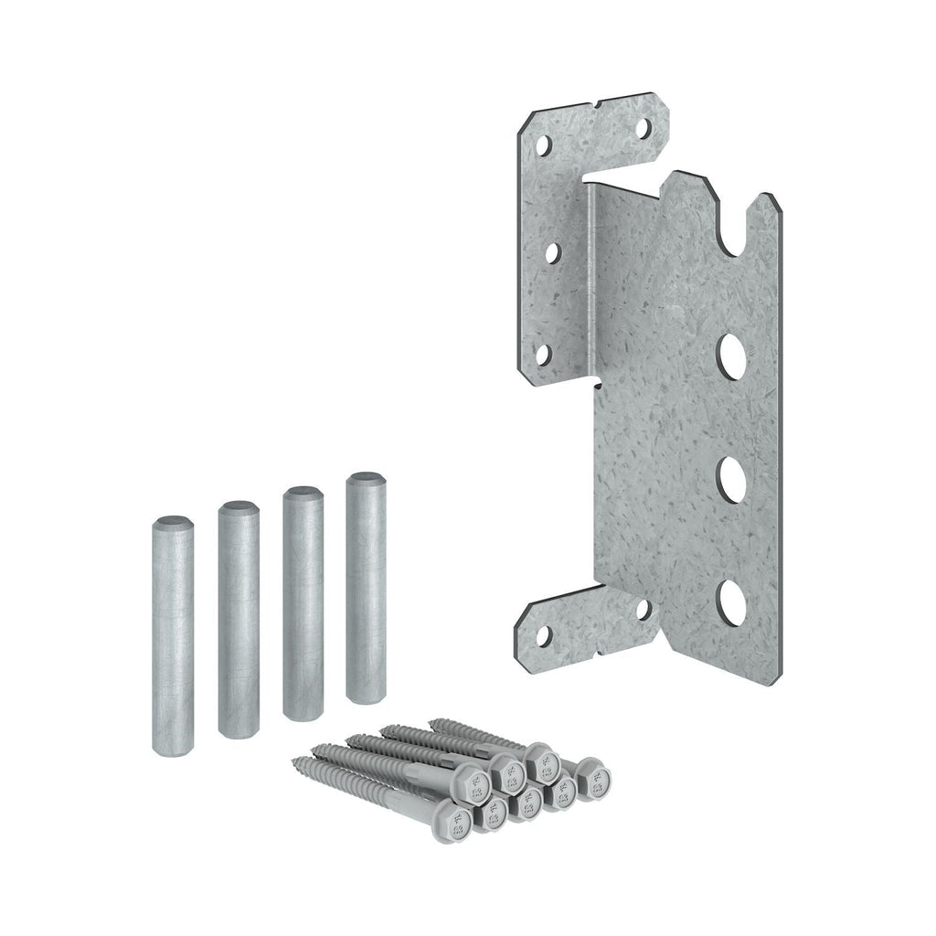 Simpson Strong-Tie CJT4ZS CJTZ 12-Gauge ZMAX Galvanized Concealed Joist Tie with (4) Short Pins