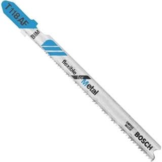 Bosch T118AF100 100-Piece 3-5/8 In. 17-24 TPI Flexible for Metal T-Shank Jig Saw Blades