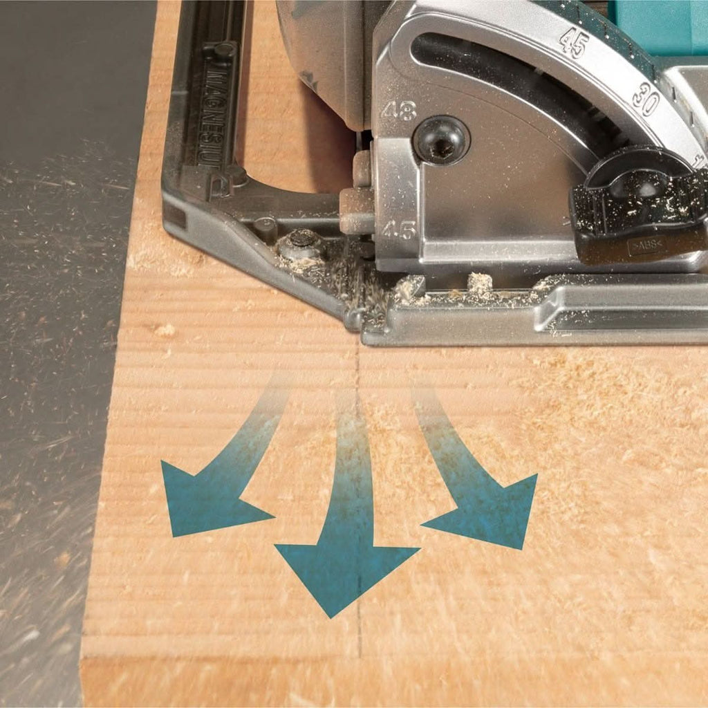 Makita GSH02M1 40V max XGT Brushless Cordless 7-1/4" Circular Saw Kit with Guide Rail Compatible Base, AWS Capable, 4.0Ah
