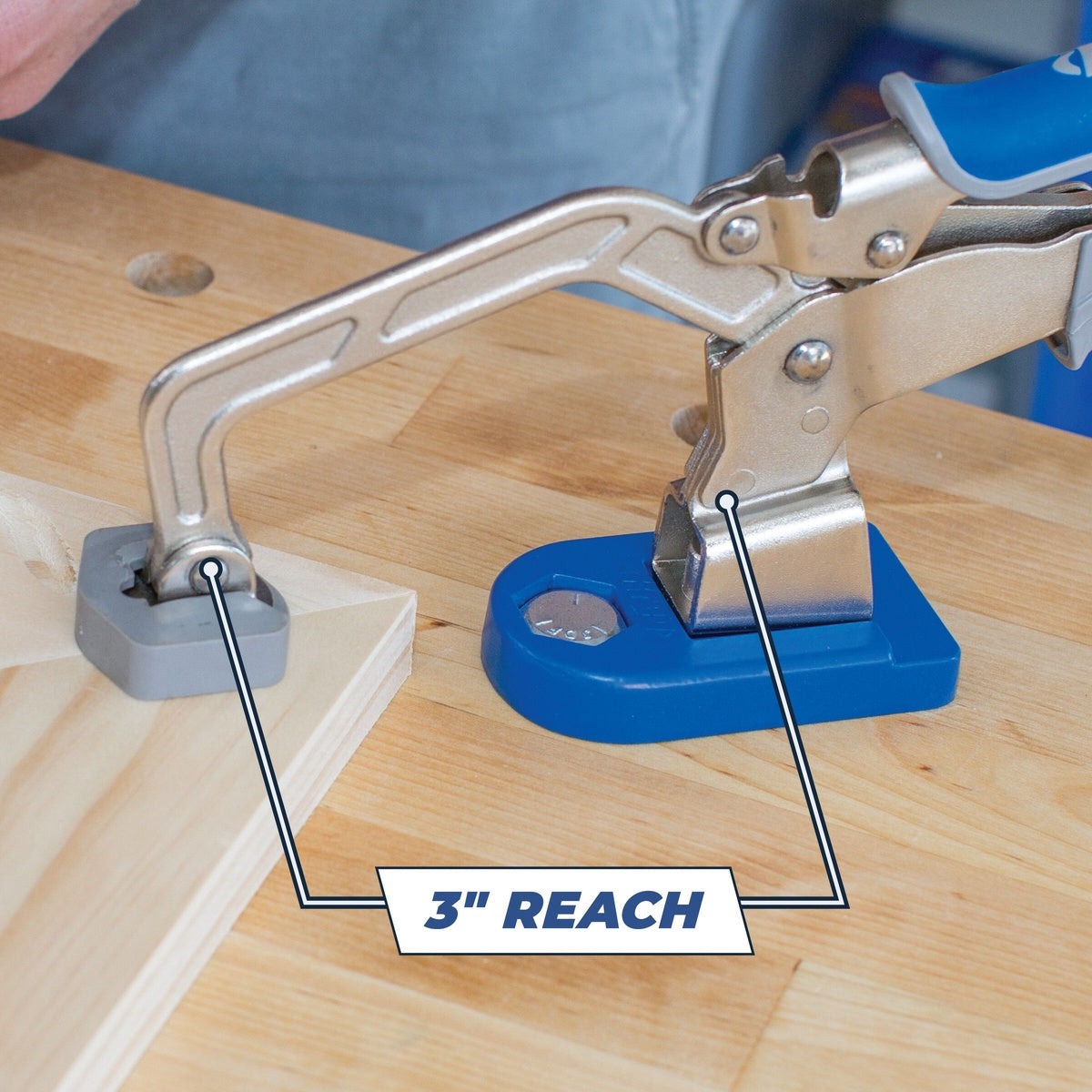 Kreg Tool Automaxx 3-in. Bench Clamp Kit with Bench Clamp Base (KBC3-BAS)