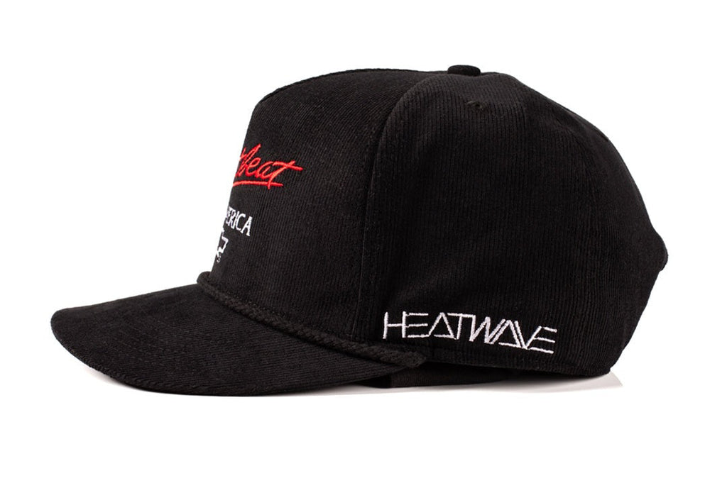 Heat Wave BLACK Cord Chevrolet Heartbeat of America Hat