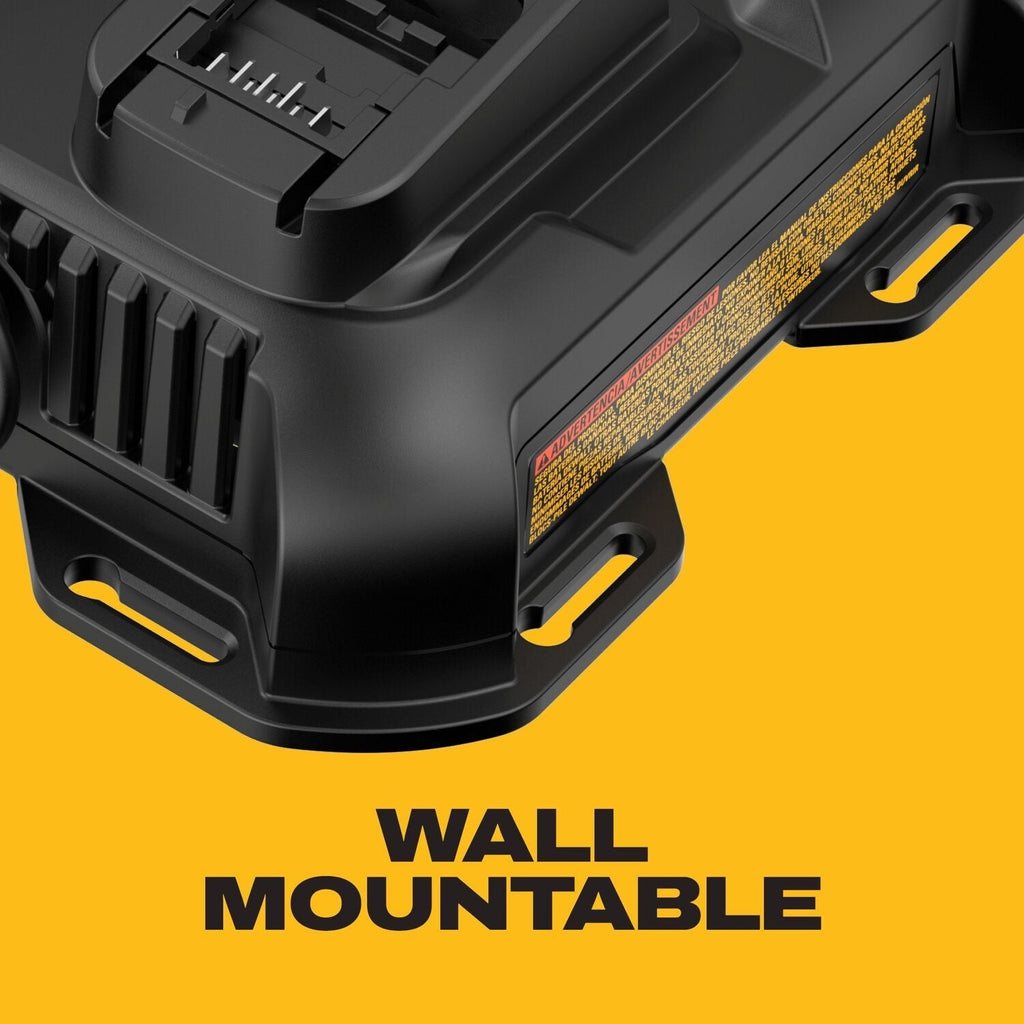 DeWALT DCB1404 4-Amp 4-Battery Simultaneous Multiport Battery Charger for 12V/20V/FlexVolt