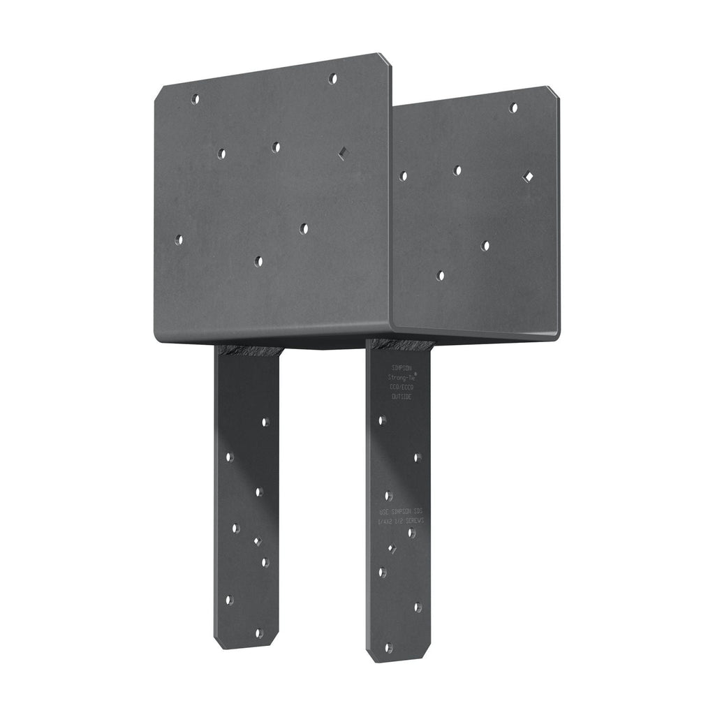 Simpson Strong-Tie ECCQ7.1-6SDS2.5 ECCQ End Column Cap for 7-in. Beam, 6x Post, with Strong-Drive SDS Screws