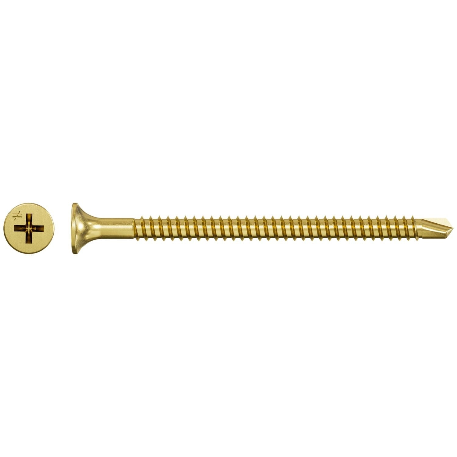 Simpson Strong-Tie DWFSD238PS DWFSD Drywall-to-CFS Screw (Collated), #8 x 2-3/8-in. #2 Phillips, Yellow Zinc, 1500-Pack