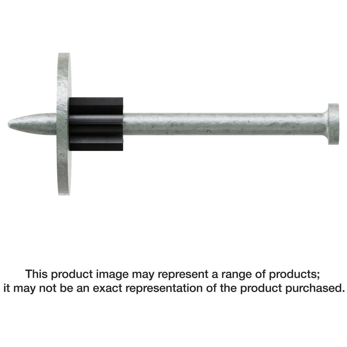 Simpson Strong-Tie PDPAWL-225 PDPAWL .157-in. x 2-1/4-in. Powder-Actuated Pin with 1-in. Washer, 100-Pack