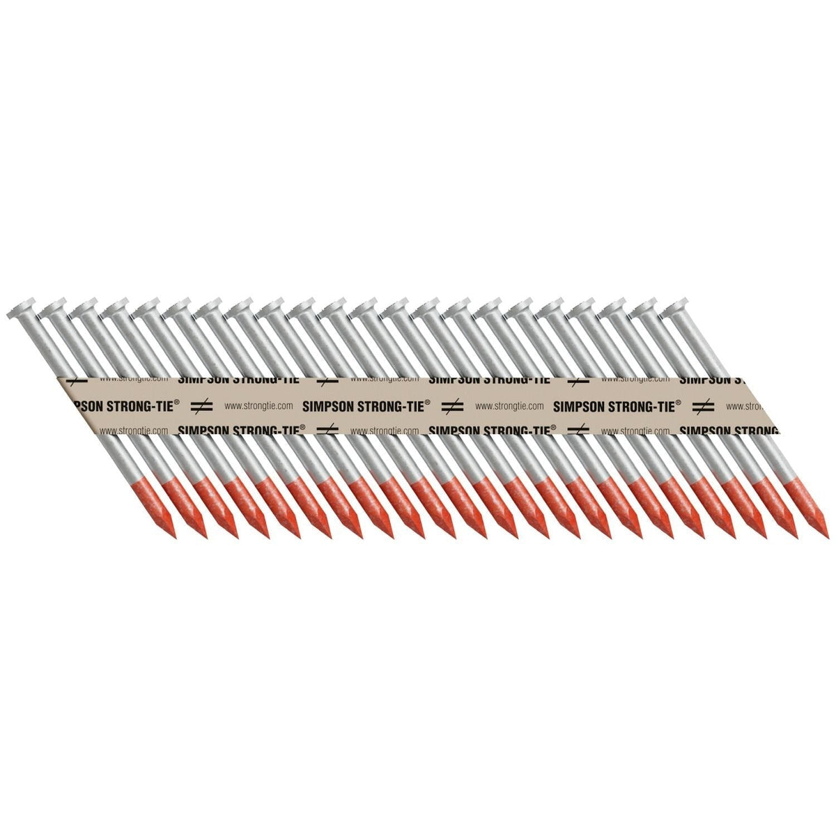 Simpson Strong-Tie N16HDGPT2000 Strong-Drive 33° SCN SMOOTH-SHANK CONNECTOR Nail, 2-1/2-in. x .162-in. HDG, 2000-Pack