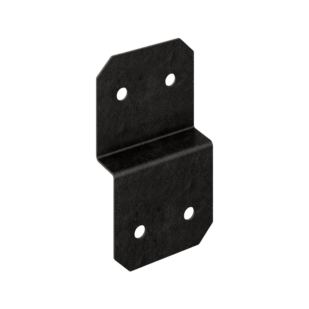 Simpson Strong-Tie APVDJT2-6 Outdoor Accents Avant Collection 5-in. ZMAX, Black Powder-Coated Deck Joist Tie for 2x