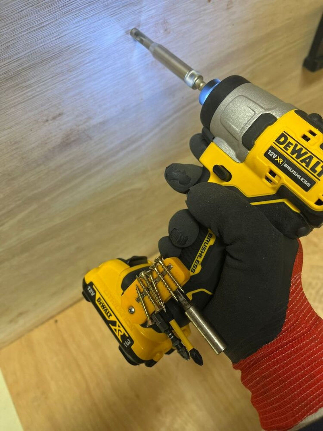 StealthMounts 45° & 90° Magnetic Bit Holder for DeWALT XR & Flexvolt Tools, 2-Pack