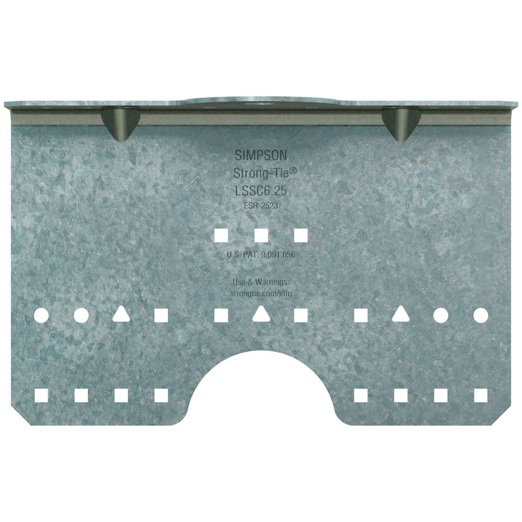 Simpson Strong-Tie LSSC6.25-R30 LSSC 6-1/4-in. 16-Gauge Galvanized Steel-Stud Clip, 30-Pack