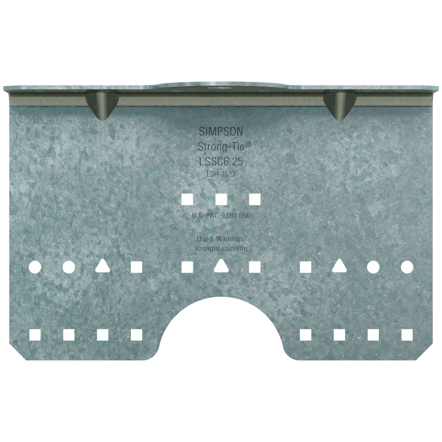 Simpson Strong-Tie LSSC6.25-R30 LSSC 6-1/4-in. 16-Gauge Galvanized Steel-Stud Clip, 30-Pack