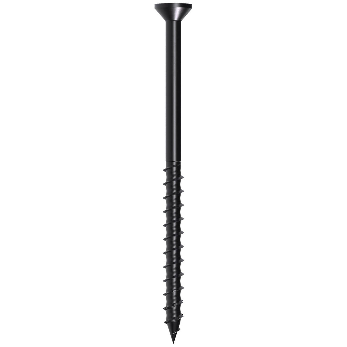 Simpson Strong-Tie TNTBL18314TF Titen Turbo, 3/16-in. x 3-1/4-in. 6-Lobe Flat-Head Concrete and Masonry Screw, Black, 100-Pack