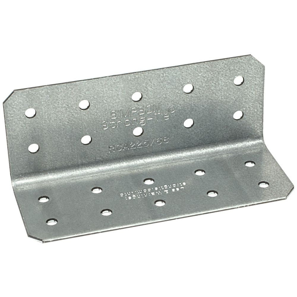 Simpson Strong-Tie RCA225/68-R75 RCA 2-in. x 2-in. x 5-in. 14-Gauge Galvanized Rigid Connector Angle, 75-Pack