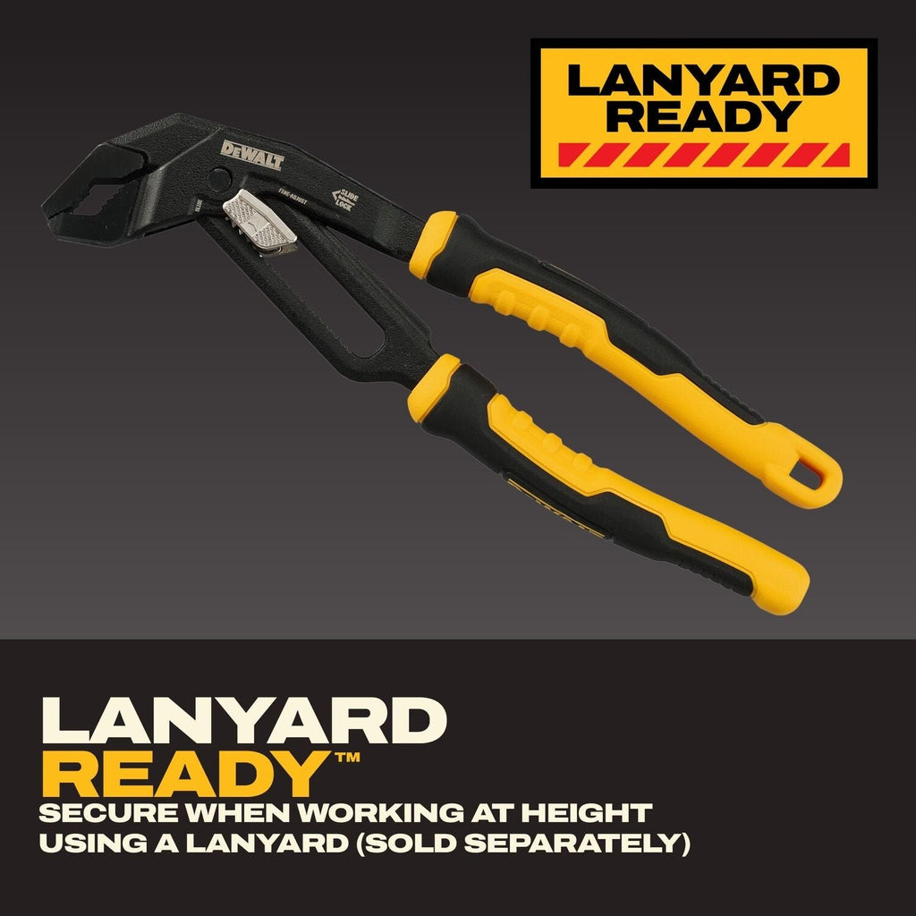 DeWALT DWHT82824 Slidelock 8-in. and 10-in. V-Jaw Plier, 2-Pack