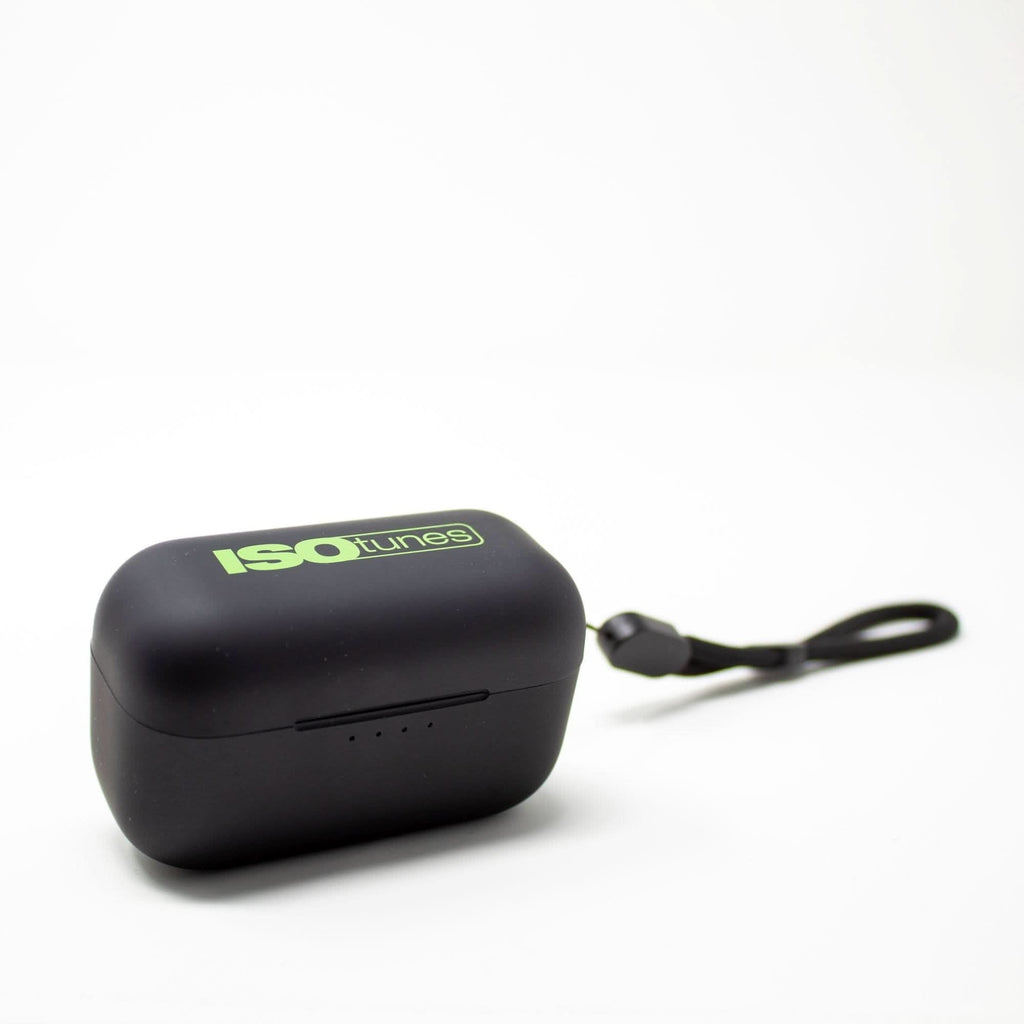 ISOtunes IT-15 FREE Aware True Wireless Bluetooth Earbuds - Safety Green, Ambient Listening Technology