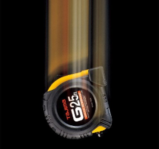 Tajima G-25/7.5mBW G-Series Standard and Metric Scale 25-ft. 75m Tape Measure
