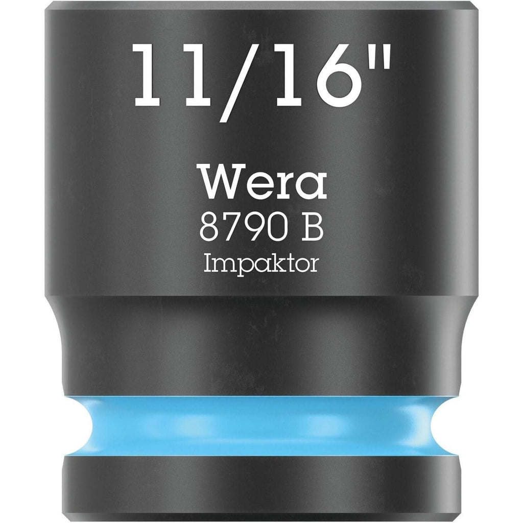 Wera 8790 B Impaktor Socket With 3/8-in. Drive, 11/16-in.x30-mm.