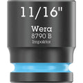 Wera 8790 B Impaktor Socket With 3/8-in. Drive, 11/16-in.x30-mm.