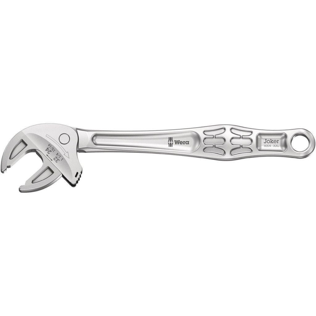 Wera 6004 Joker XXL Self-Setting Spanner, 24; 27; 30; 32x15/16; 31/32; 1; 1 1/16; 1 1/8; 1 3/-in.x322-mm.