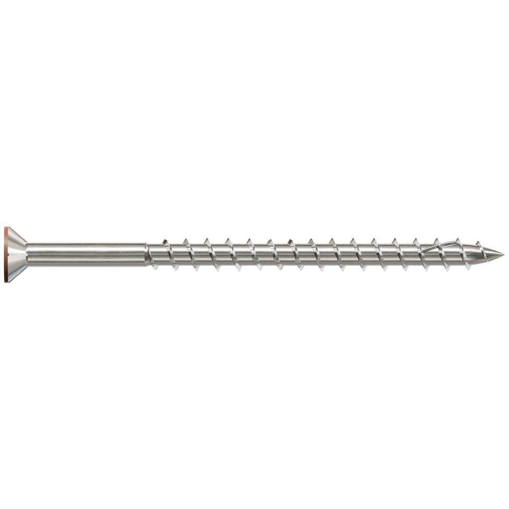 Simpson Strong-Tie S10300WCI Deck-Drive DWP WOOD SS Screw, #10 x 3-in. T25, Trim Head, Type 305, Tan 03, 1750-Pack