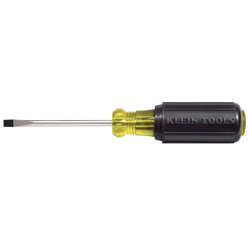 Klein 601-3 3/16" Cabinet-Tip Screwdriver 3" Round-Shank