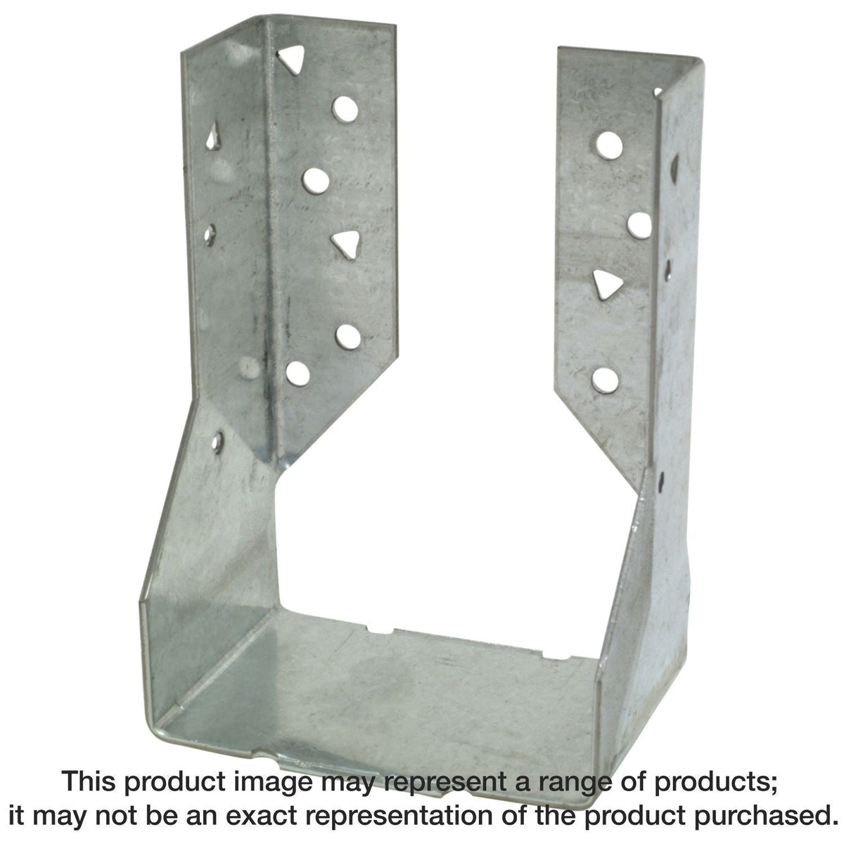 Simpson Strong-Tie HUC46 HUC Galvanized Face-Mount Concealed-Flange Joist Hanger for 4x6
