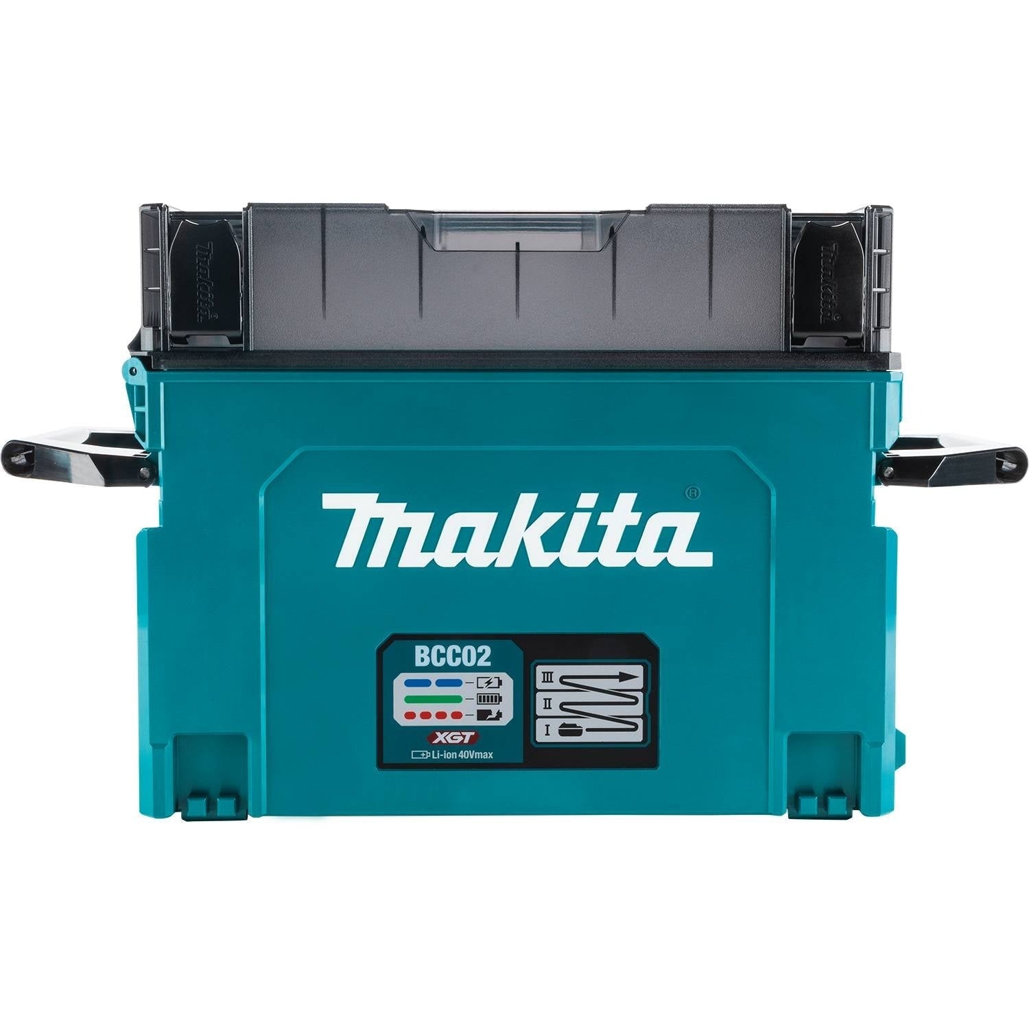 Makita BCC02 40V max XGT 12-Port Charging Case