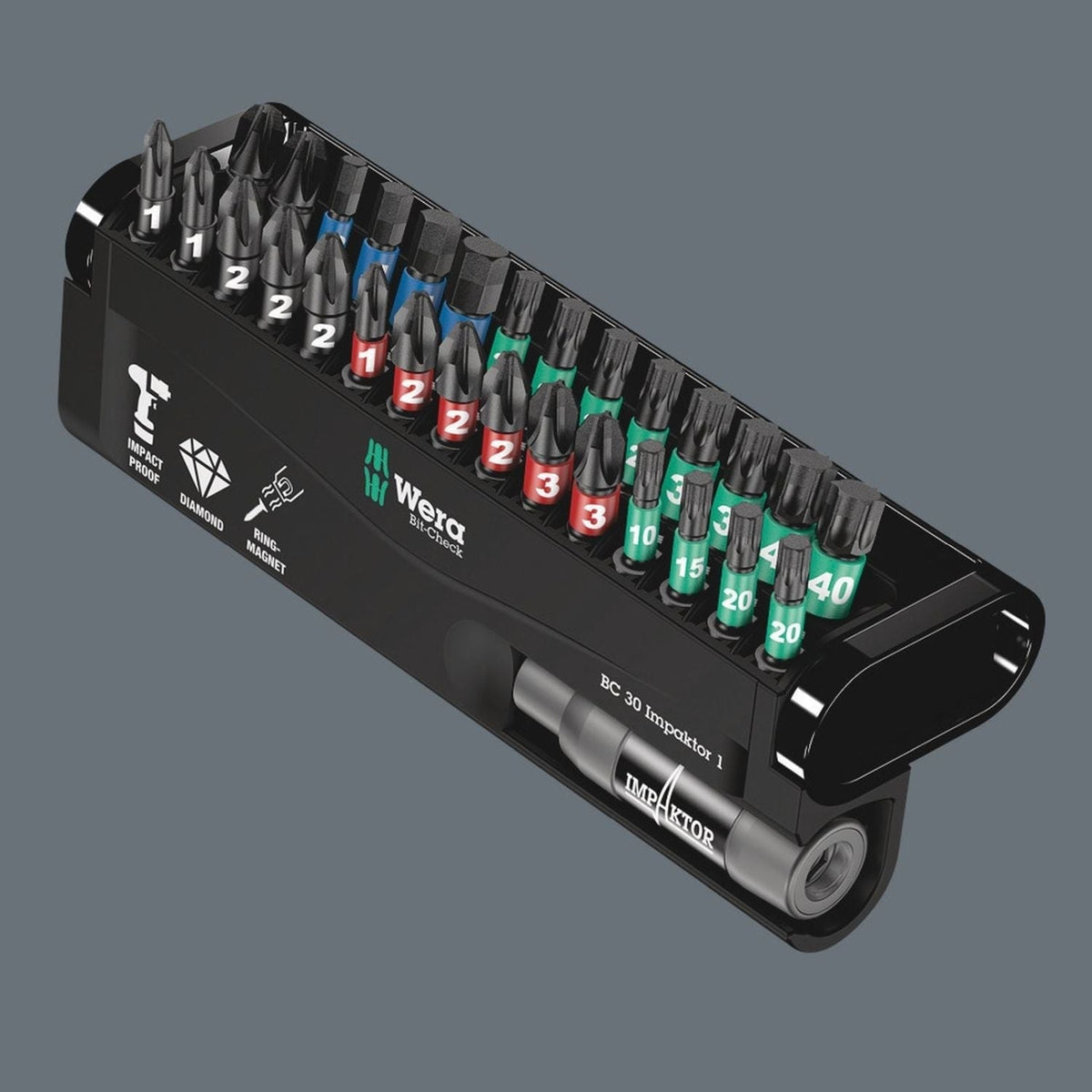 Wera Bit-Check 30 Impaktor 1, 30-Pieces