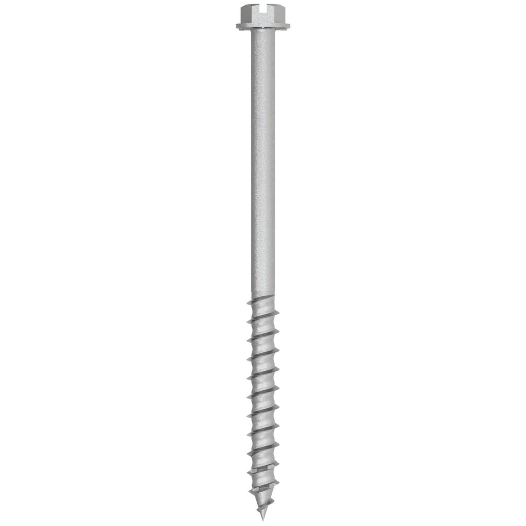 Simpson Strong-Tie TNTSS625334H Titen Turbo, 1/4-in. x 3-3/4-in. Type 316 Stainless-Steel Hex-Head Concrete and Masonry Screw, 50-Pack