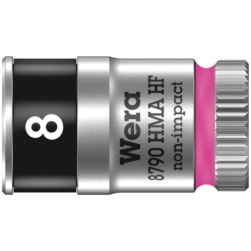 Wera 8790 Hma Hf Zyklop Socket With 1/4-in. Drive With Holding Function, 8x23-mm.