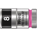 Wera 8790 Hma Hf Zyklop Socket With 1/4-in. Drive With Holding Function, 8x23-mm.