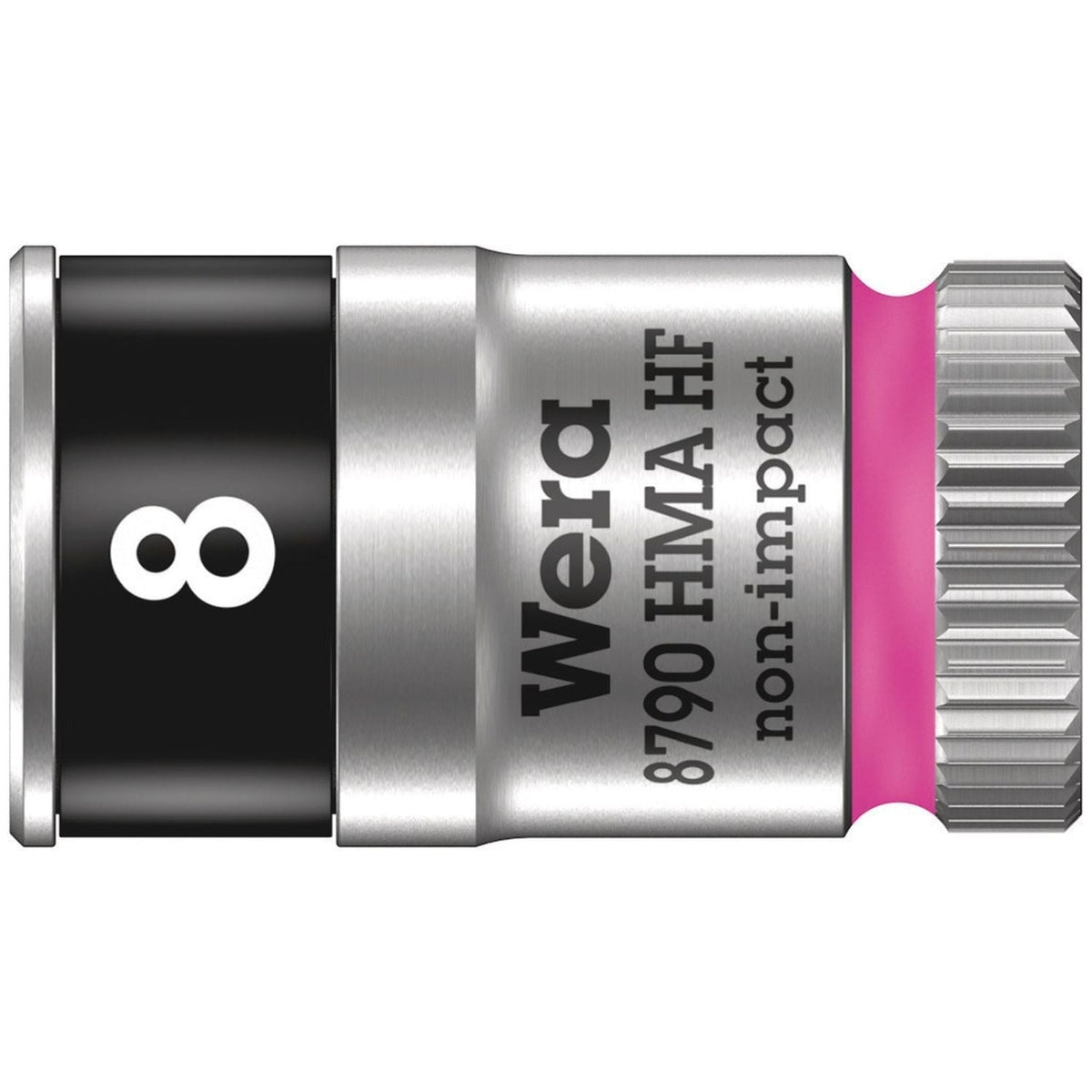Wera 8790 Hma Hf Zyklop Socket With 1/4-in. Drive With Holding Function, 8x23-mm.