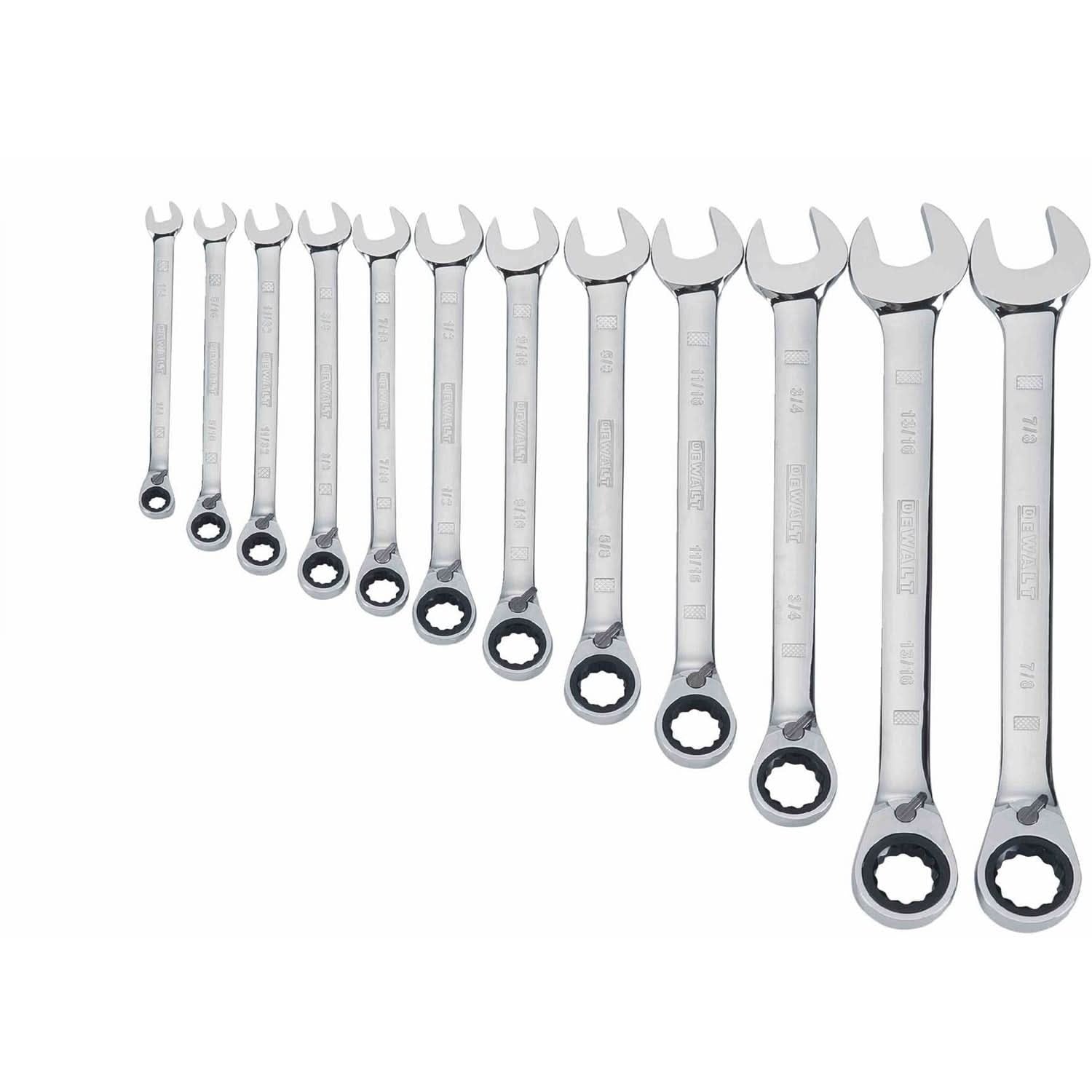 Dewalt DWMT19230 12 Piece Ratcheting Metric Wrench Set