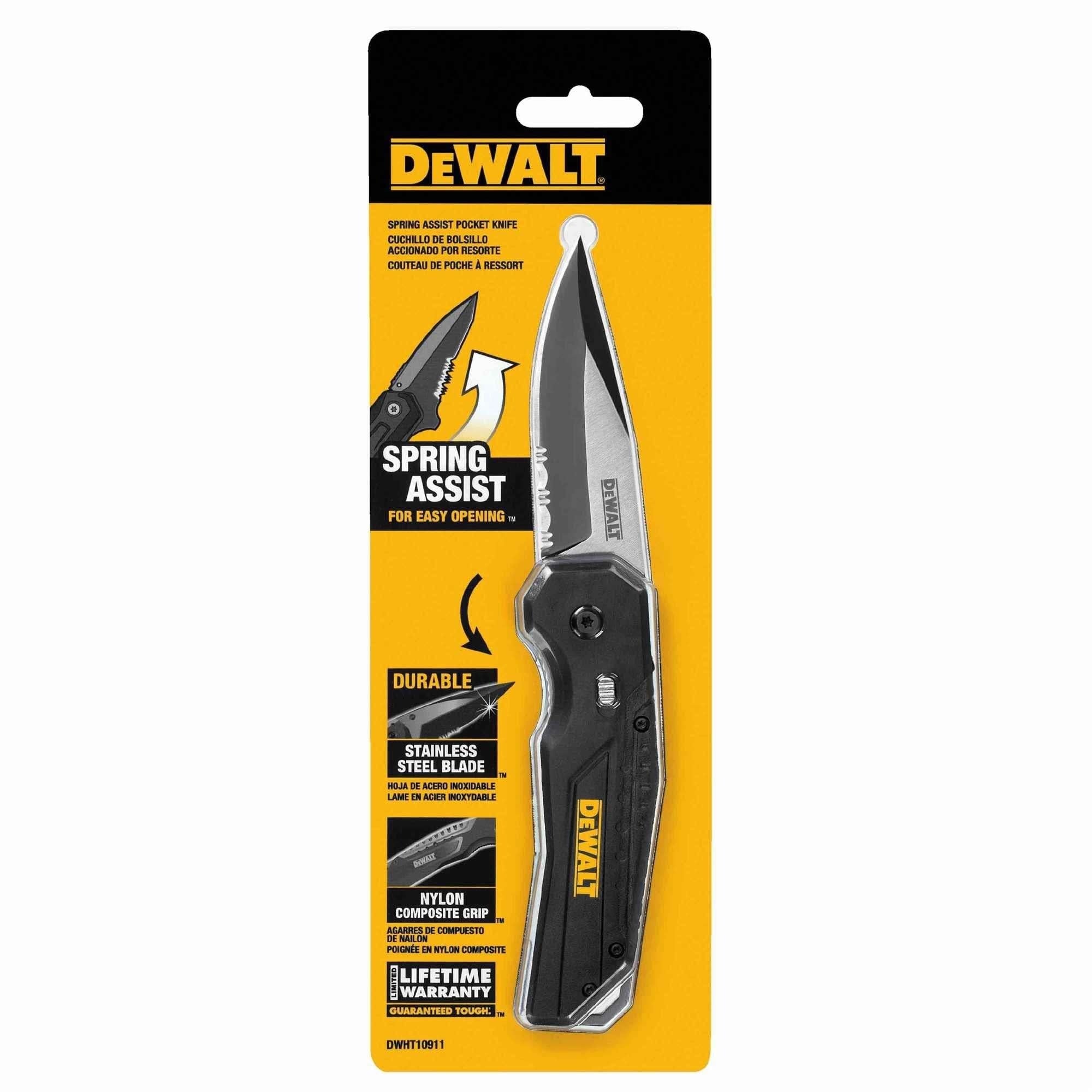 DeWalt DWHT10911 Spring Assist Pocket Knife