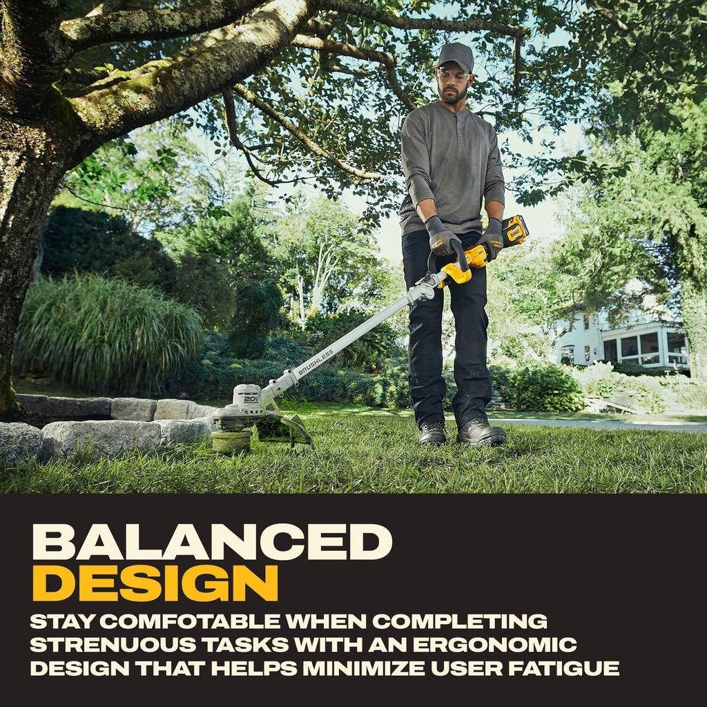 DeWALT DCST926P1 20V MAX Brushless Cordless Foldable String Trimmer 5.0Ah Kit