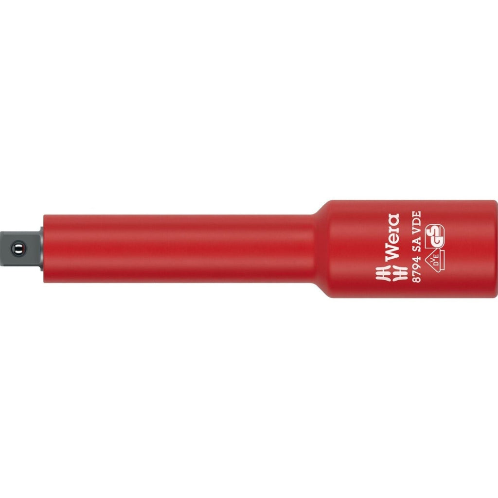 Wera 8794 Sa VDE Zyklop Extension, Insulated, Short, 1/4-in., 1/4-in.x91-mm.