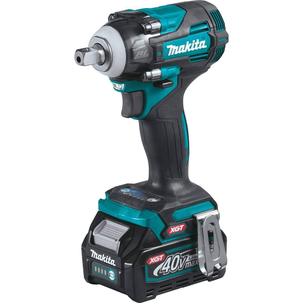 Makita GWT05D 40V max XGT Brushless Cordless 4-Speed 1/2" Sq. Drive Impact Wrench Kit w/ Detent Anvil (2.5Ah) (PROMO)